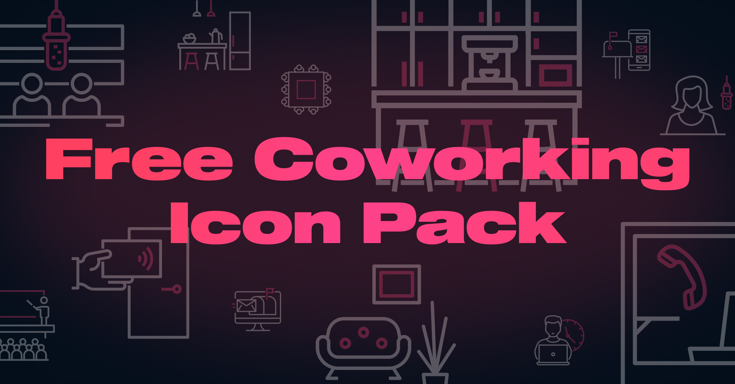Free Download: Improve Your Website Functionality with Our Free Coworking Icon Pack